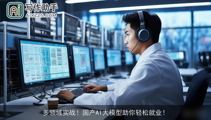 多领域实战!国产AI大模型助你轻松就业! 多领域实战!国产AI大模型助你轻松就业!