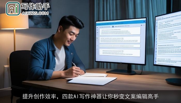 提升创作效率,四款AI写作神器让你秒变文案编辑高手 提升创作效率,四款AI写作神器让你秒变文案编辑高手