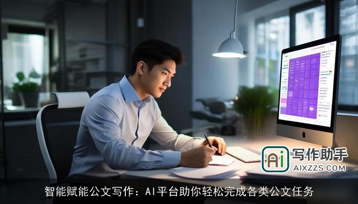 智能赋能公文写作:AI平台助你轻松完成各类公文任务 智能赋能公文写作:AI平台助你轻松完成各类公文任务