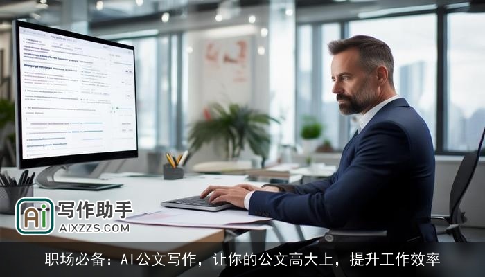 职场必备:AI公文写作,让你的公文高大上,提升工作效率 职场必备:AI公文写作,让你的公文高大上,提升工作效率