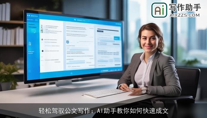 轻松驾驭公文写作:AI助手教你如何快速成文 轻松驾驭公文写作:AI助手教你如何快速成文