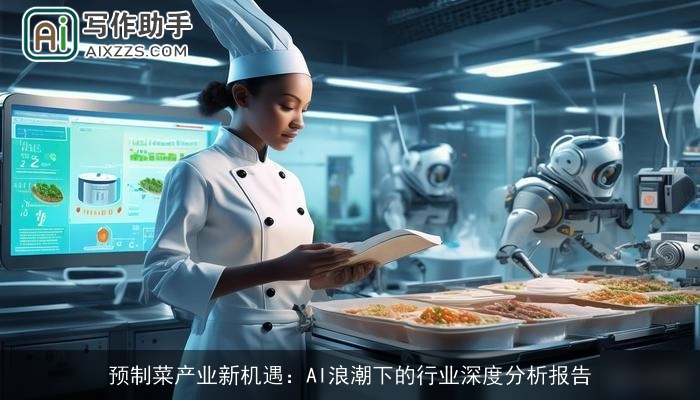 预制菜产业新机遇:AI浪潮下的行业深度分析报告 预制菜产业新机遇:AI浪潮下的行业深度分析报告