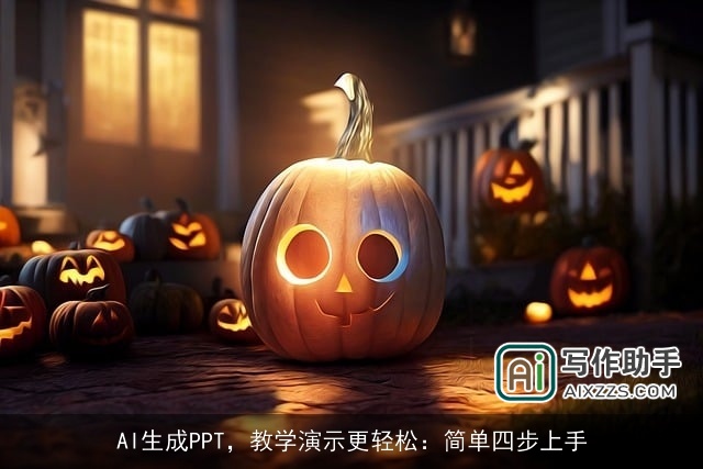 AI生成PPT,教学演示更轻松:简单四步上手 AI生成PPT,教学演示更轻松:简单四步上手