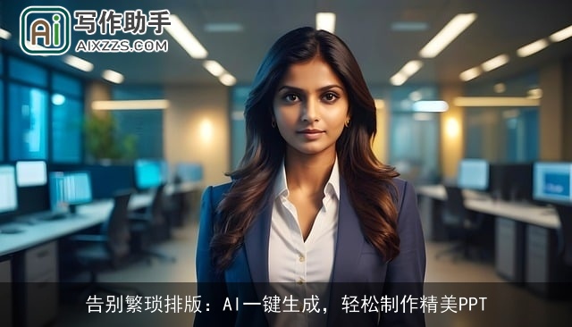 告别繁琐排版:AI一键生成,轻松制作精美PPT 告别繁琐排版:AI一键生成,轻松制作精美PPT