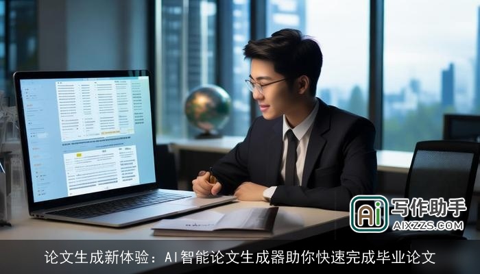 论文生成新体验:AI智能论文生成器助你快速完成毕业论文 论文生成新体验:AI智能论文生成器助你快速完成毕业论文