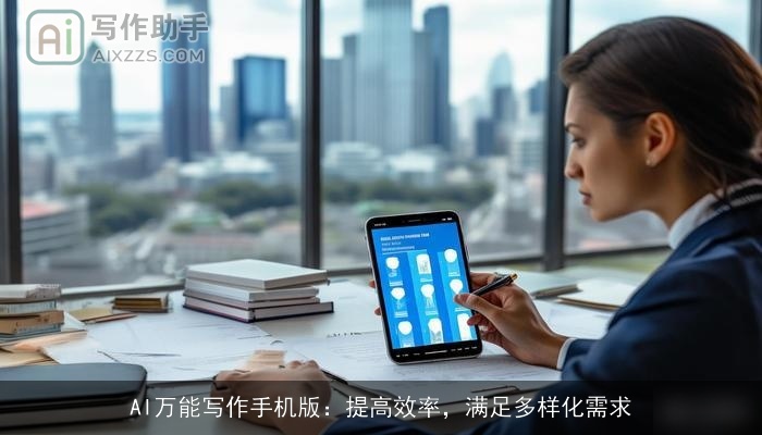 AI万能写作手机版:提高效率,满足多样化需求 AI万能写作手机版:提高效率,满足多样化需求