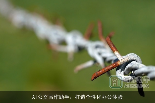 AI公文写作助手:打造个性化办公体验 AI公文写作助手:打造个性化办公体验