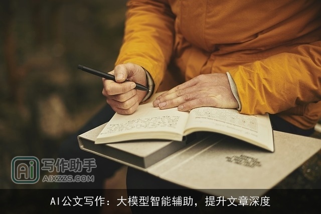 AI公文写作:大模型智能辅助,提升文章深度 AI公文写作:大模型智能辅助,提升文章深度