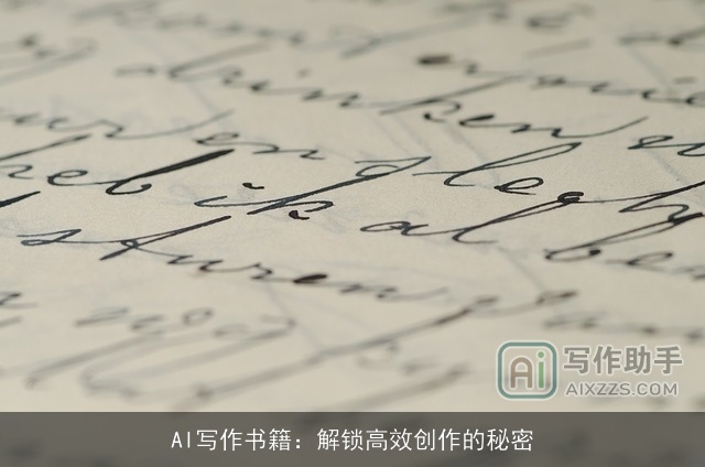 AI写作书籍:解锁高效创作的秘密 AI写作书籍:解锁高效创作的秘密
