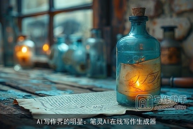 AI写作界的明星:笔灵AI在线写作生成器 AI写作界的明星:笔灵AI在线写作生成器