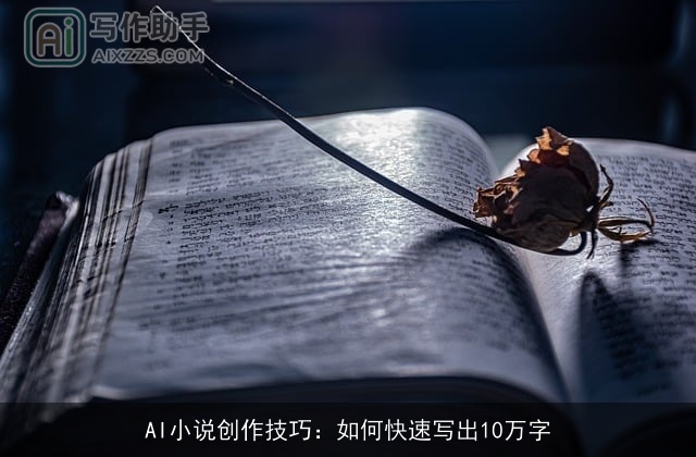 AI小说创作技巧:如何快速写出10万字 AI小说创作技巧:如何快速写出10万字