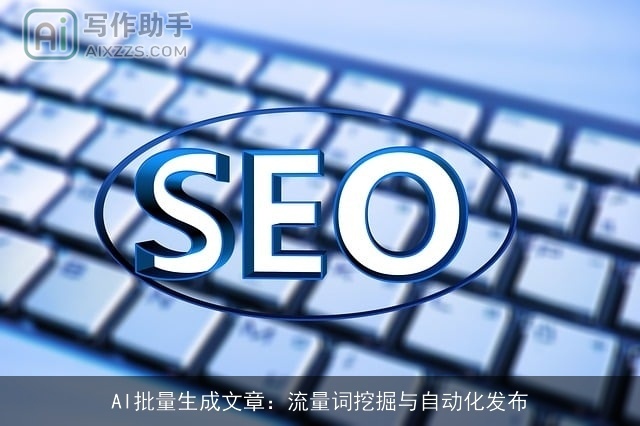 AI批量生成文章:流量词挖掘与自动化发布 AI批量生成文章:流量词挖掘与自动化发布