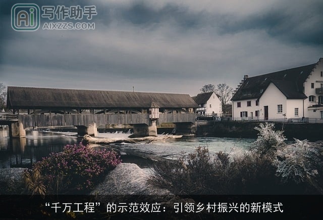 “千万工程”的示范效应:引领乡村振兴的新模式 “千万工程”的示范效应:引领乡村振兴的新模式