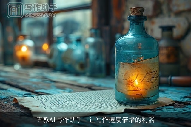 五款AI写作助手:让写作速度倍增的利器 五款AI写作助手:让写作速度倍增的利器