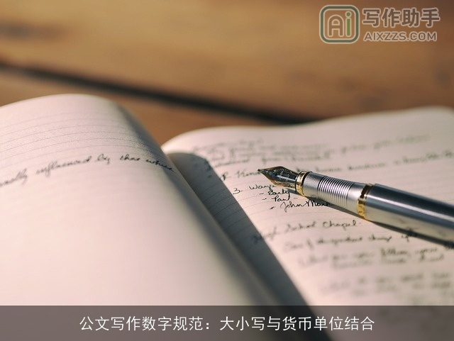 公文写作数字规范:大小写与货币单位结合 公文写作数字规范:大小写与货币单位结合