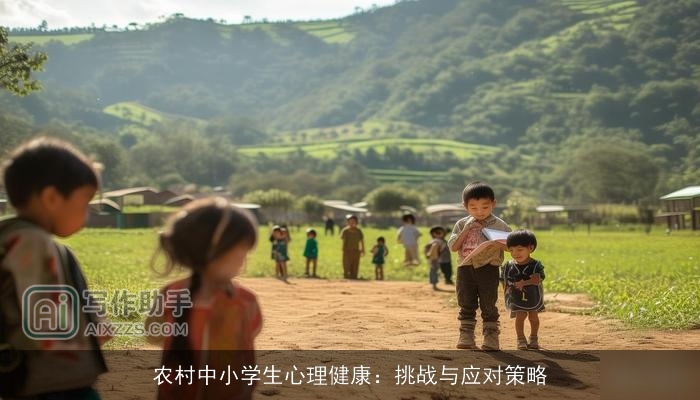 农村中小学生心理健康:挑战与应对策略 农村中小学生心理健康:挑战与应对策略
