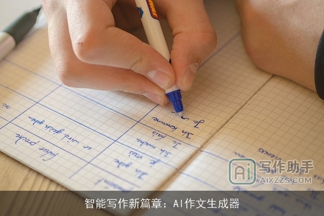 智能写作新篇章:AI作文生成器 智能写作新篇章:AI作文生成器