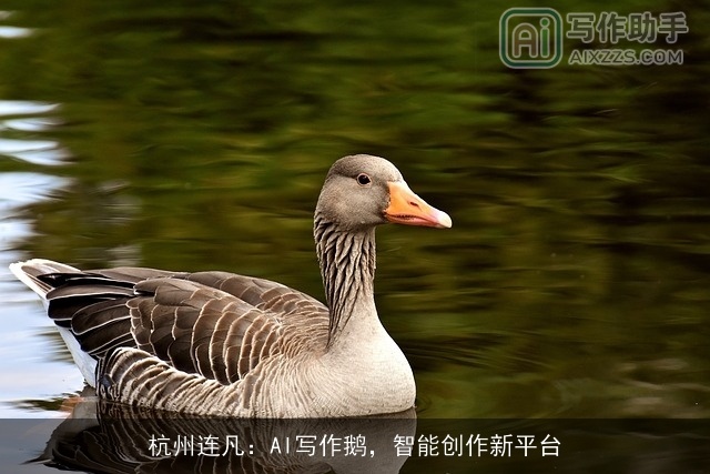 杭州连凡:AI写作鹅,智能创作新平台 杭州连凡:AI写作鹅,智能创作新平台