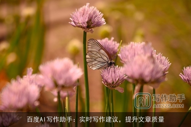 百度AI写作助手:实时写作建议,提升文章质量 百度AI写作助手:实时写作建议,提升文章质量