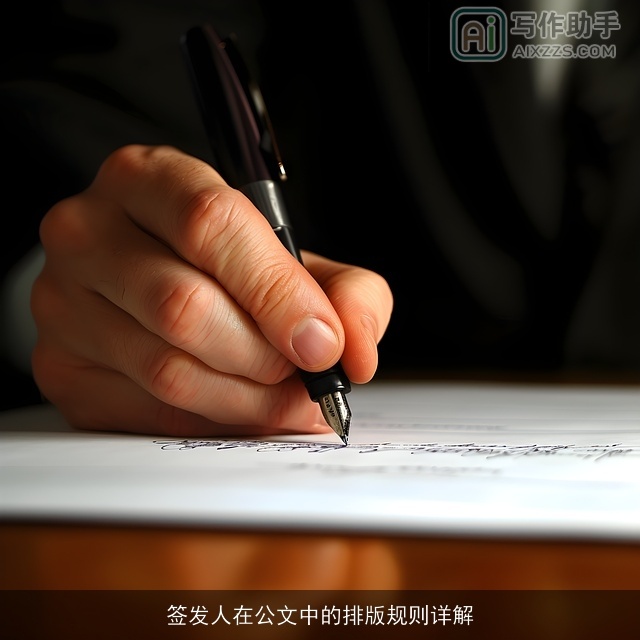 签发人在公文中的排版规则详解 签发人在公文中的排版规则详解
