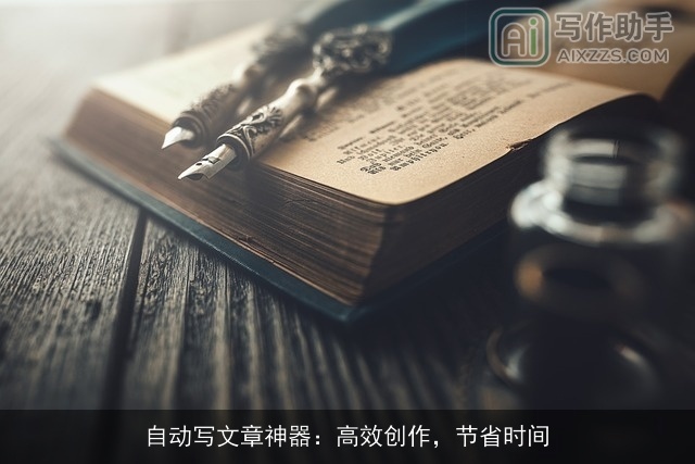 自动写文章神器:高效创作,节省时间 自动写文章神器:高效创作,节省时间
