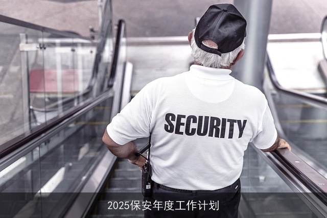 2025保安年度工作计划 2025保安年度工作计划