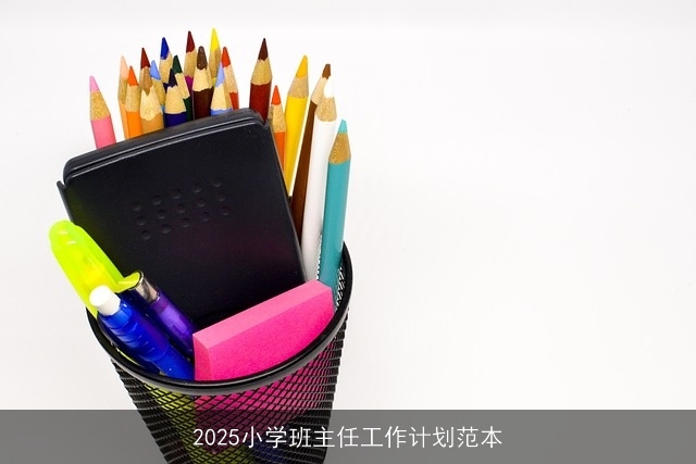 2025小学班主任工作计划范本 2025小学班主任工作计划范本
