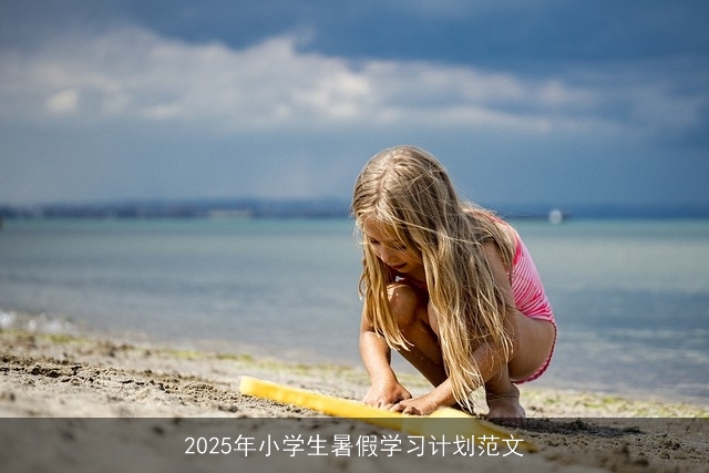 2025年小学生暑假学习计划范文 2025年小学生暑假学习计划范文
