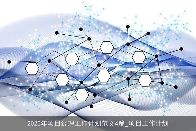 2025年项目经理工作计划范文4篇_项目工作计划 2025年项目经理工作计划范文4篇_项目工作计划