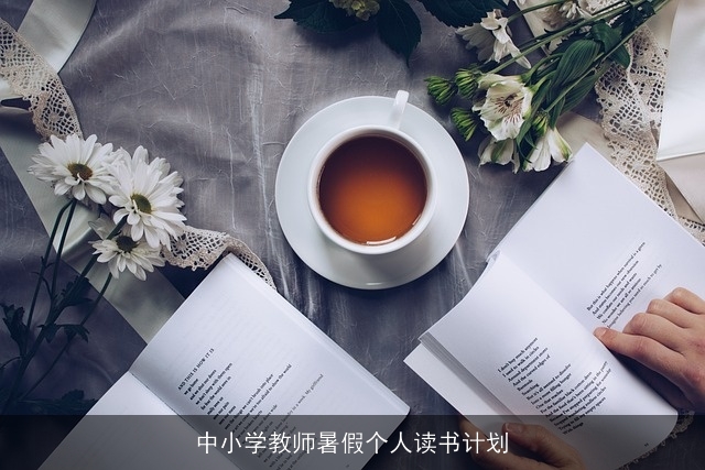 中小学教师暑假个人读书计划 中小学教师暑假个人读书计划