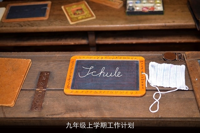 九年级上学期工作计划 九年级上学期工作计划