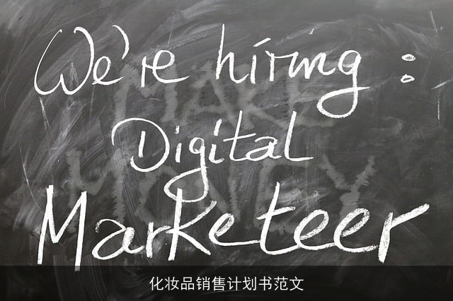 化妆品销售计划书范文 化妆品销售计划书范文