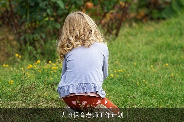 大班保育老师工作计划 大班保育老师工作计划