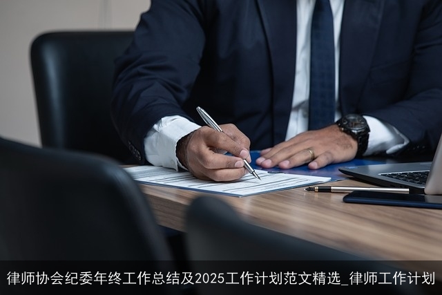 律师协会纪委年终工作总结及2025工作计划范文精选_律师工作计划 律师协会纪委年终工作总结及2025工作计划范文精选_律师工作计划