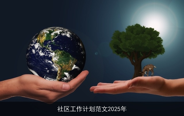 社区工作计划范文2025年 社区工作计划范文2025年