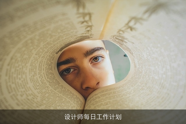 设计师每日工作计划 设计师每日工作计划