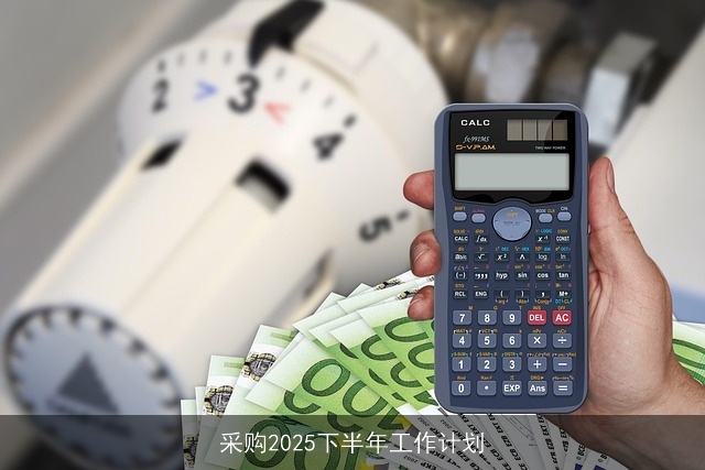 采购2025下半年工作计划 采购2025下半年工作计划