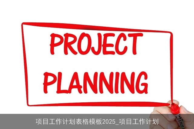 项目工作计划表格模板2025_项目工作计划 项目工作计划表格模板2025_项目工作计划