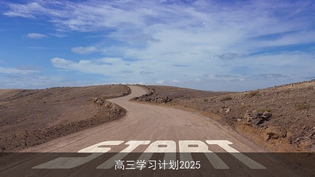 高三学习计划2025 高三学习计划2025