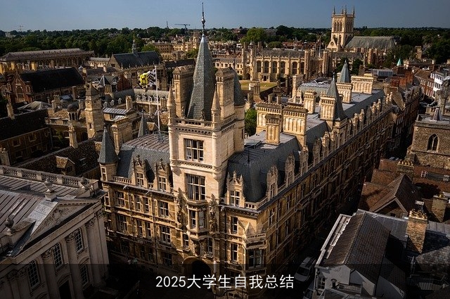2025大学生自我总结 2025大学生自我总结