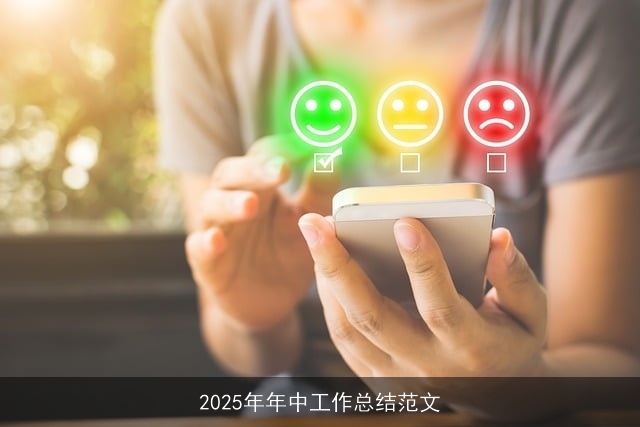2025年年中工作总结范文 2025年年中工作总结范文