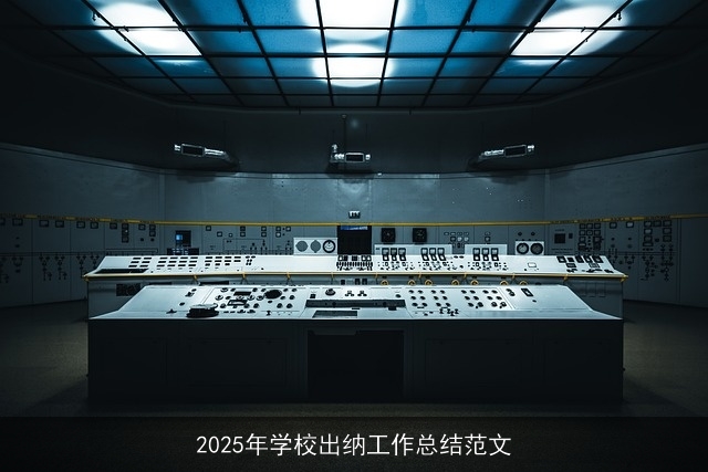 2025年学校出纳工作总结范文 2025年学校出纳工作总结范文
