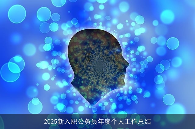 2025新入职公务员年度个人工作总结 2025新入职公务员年度个人工作总结