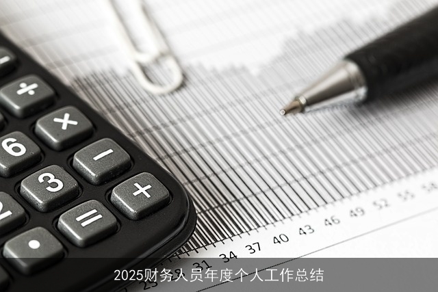 2025财务人员年度个人工作总结 2025财务人员年度个人工作总结