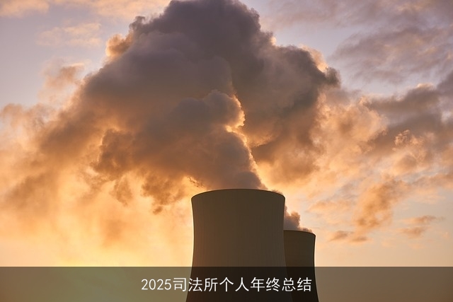 2025司法所个人年终总结 2025司法所个人年终总结