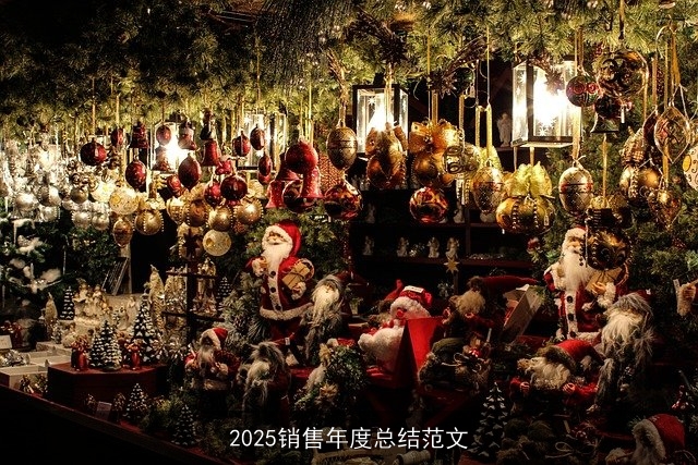 2025销售年度总结范文 2025销售年度总结范文