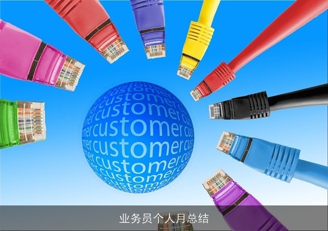 业务员个人月总结 业务员个人月总结