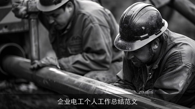 企业电工个人工作总结范文 企业电工个人工作总结范文