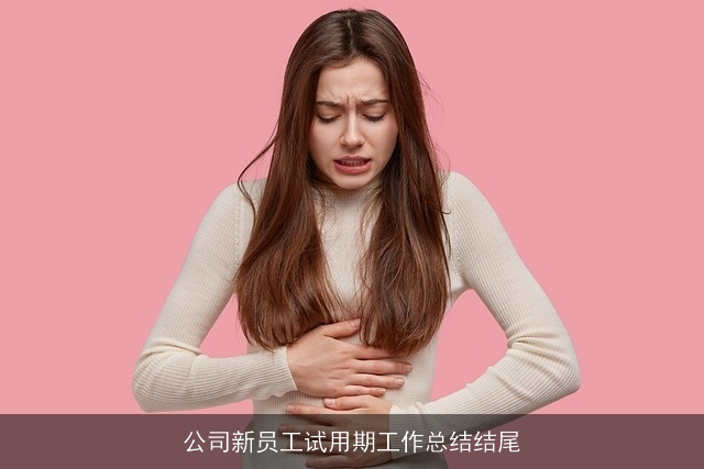 公司新员工试用期工作总结结尾 公司新员工试用期工作总结结尾