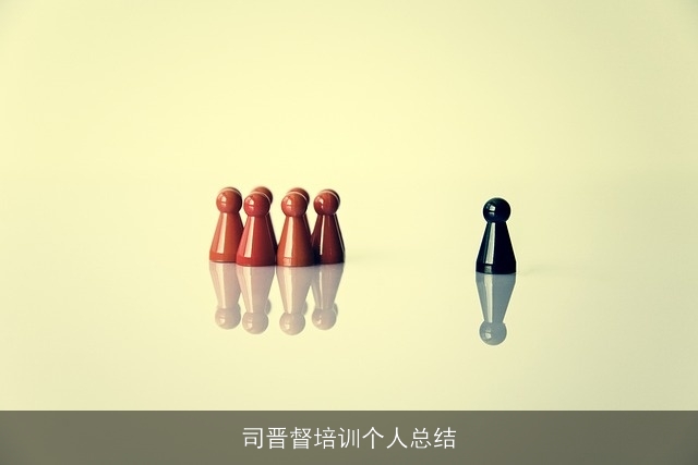 司晋督培训个人总结 司晋督培训个人总结